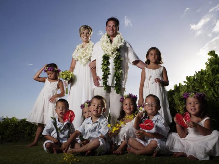Gosselin family in Hawaii