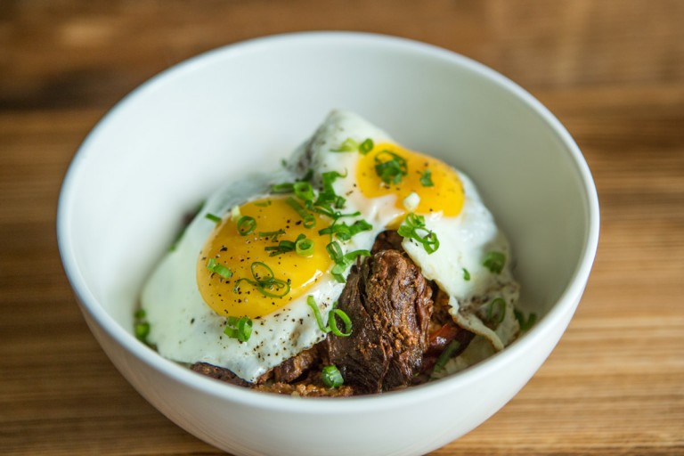 The Pint and Cork pork adobo moco pic