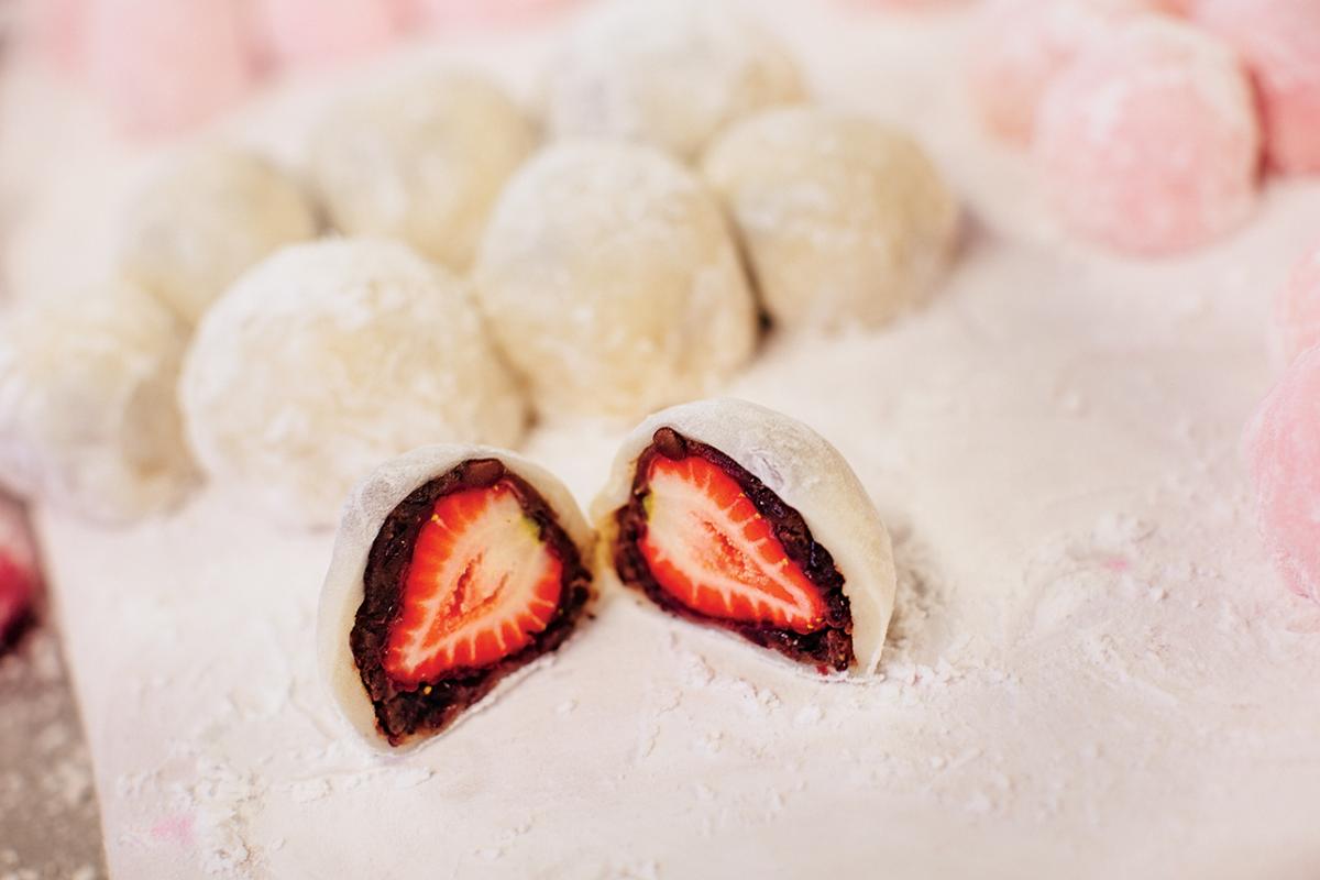 strawberry mochi two ladies kitchen