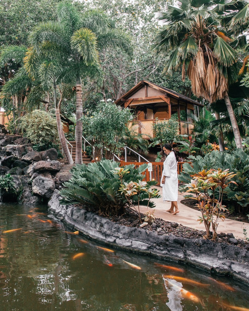 Fairmont Orchid Spa Without Walls Koi Pond