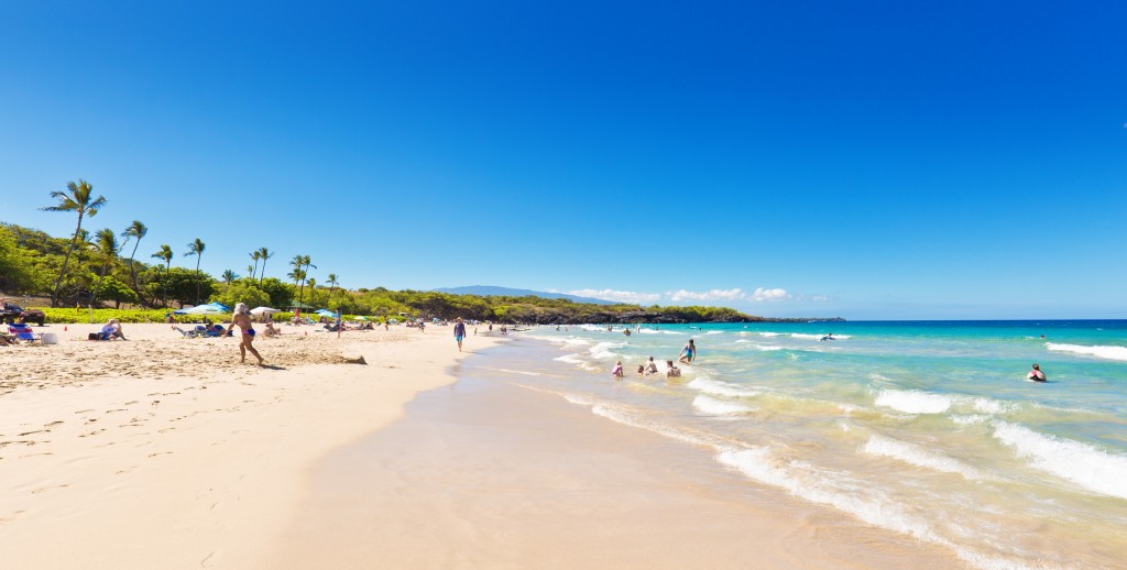 Hapuna Beach On The Big Island Of Hawaii