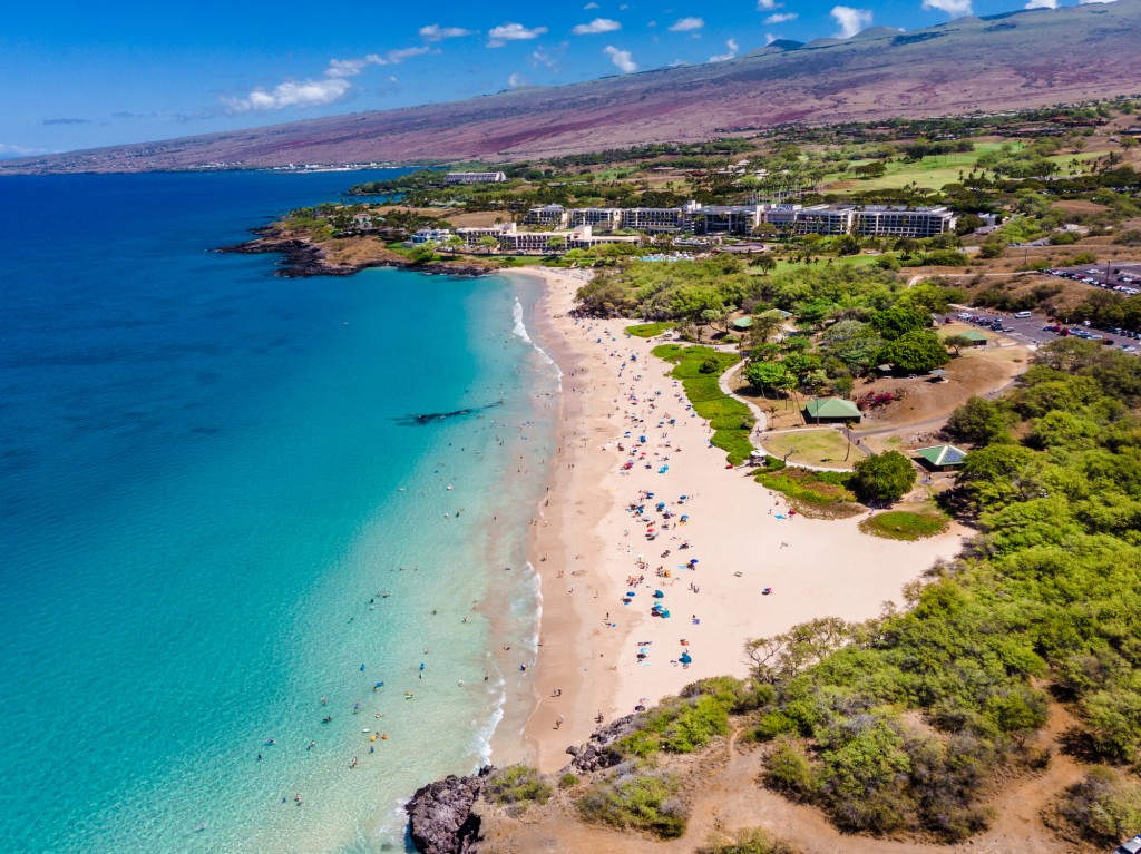 Hapuna Beach State Park Aerial View