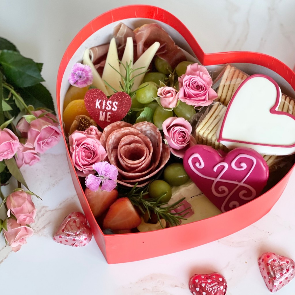 Fig And Ginger Valentine's Day Grazing Board