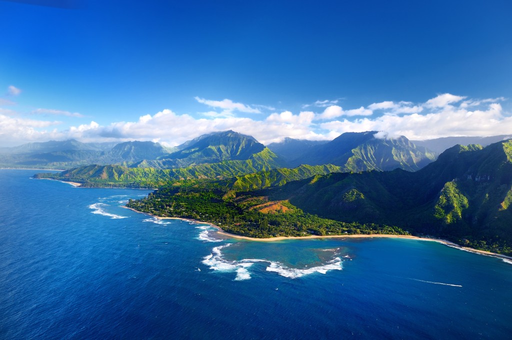 Aerial View Of Na Pali Coast, Kauai