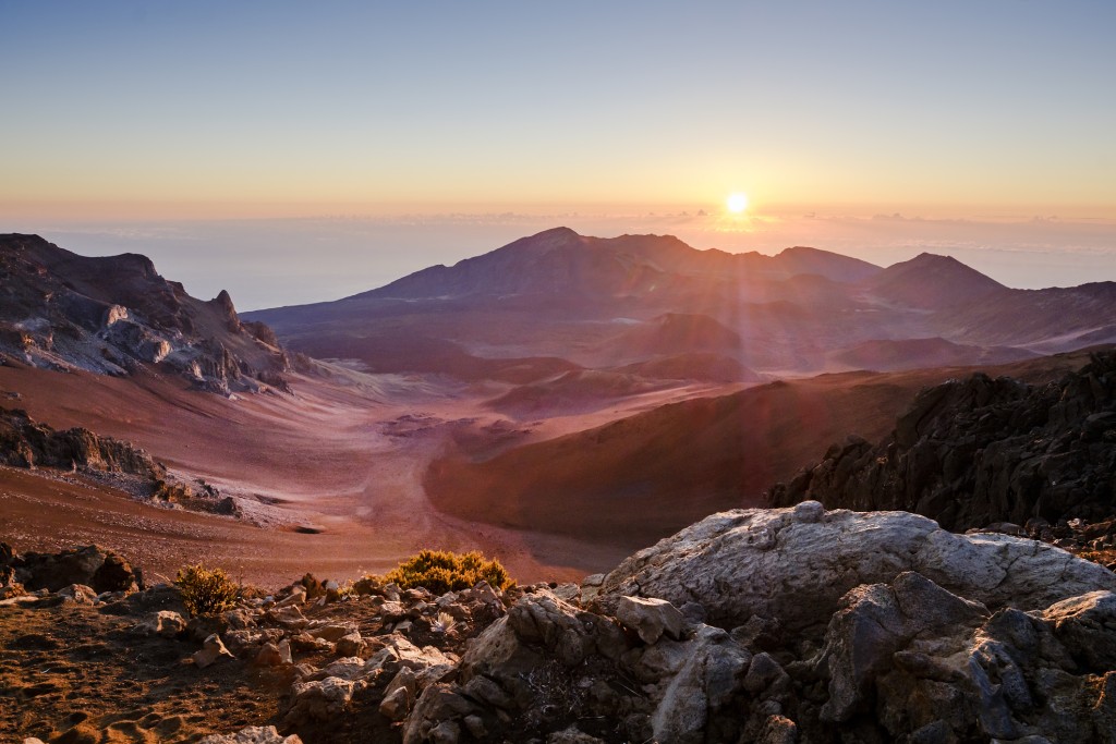 Sunrise, Haleakala Crater