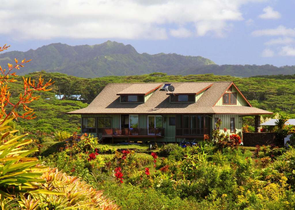 Kauai Hawaii Hill Side Vacation House