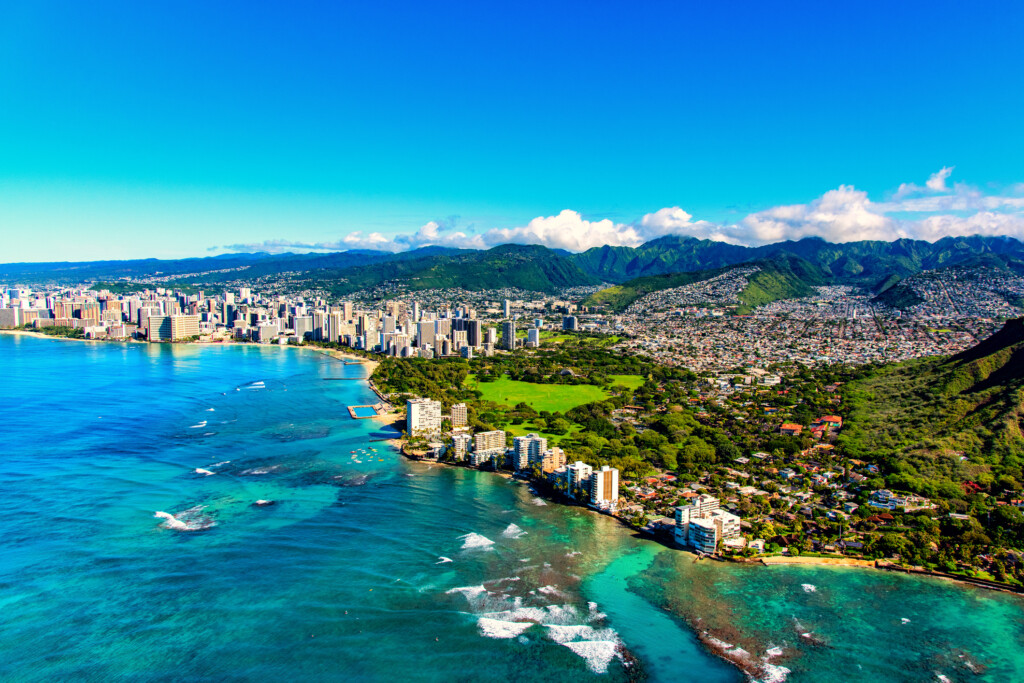 Honolulu Hawaii From Above