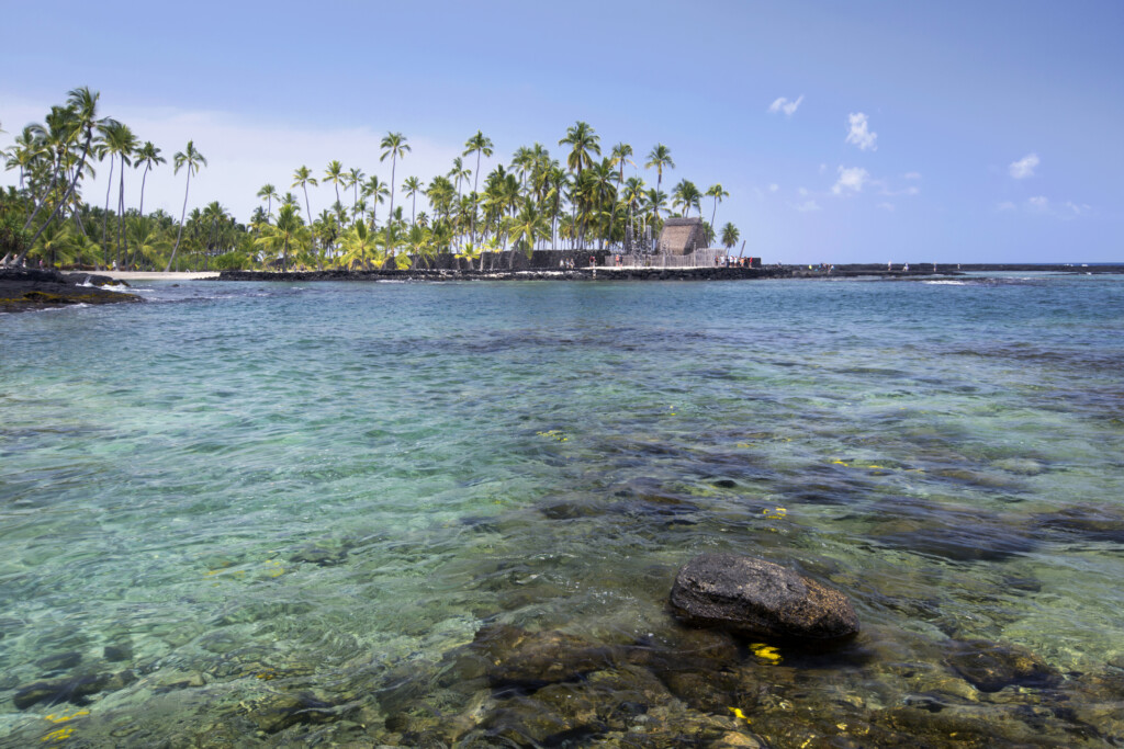 Pu'uhonua O Hōnaunau National Historical Park. Big Island Hawaii