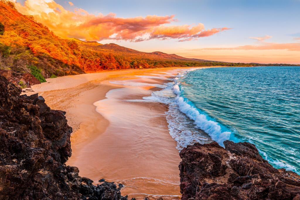 Makena Beach Sunrise, Maui, Hawaii