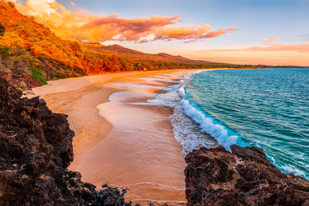 Makena Beach Sunrise, Maui, Hawaii