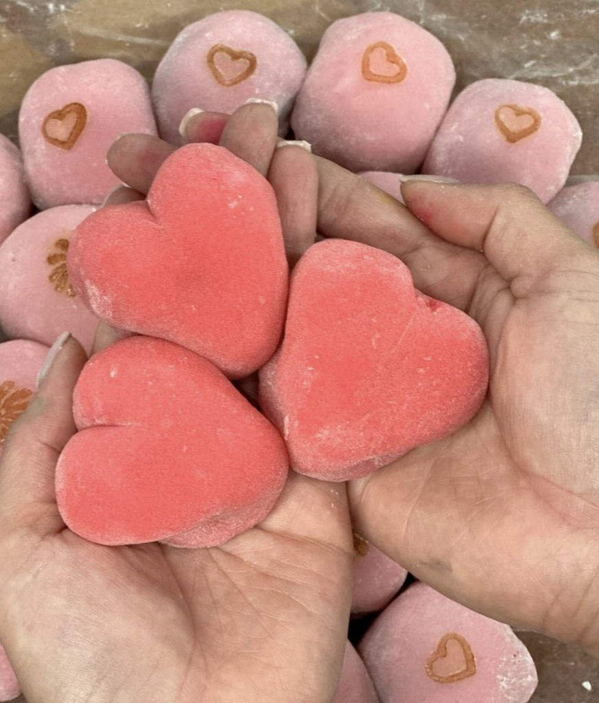 20240207 Two Ladies Kitchen Mochi Heart
