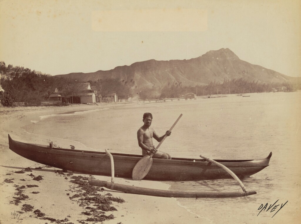 Surf Boat Of The Native Davey Photo Company Hi State Archives
