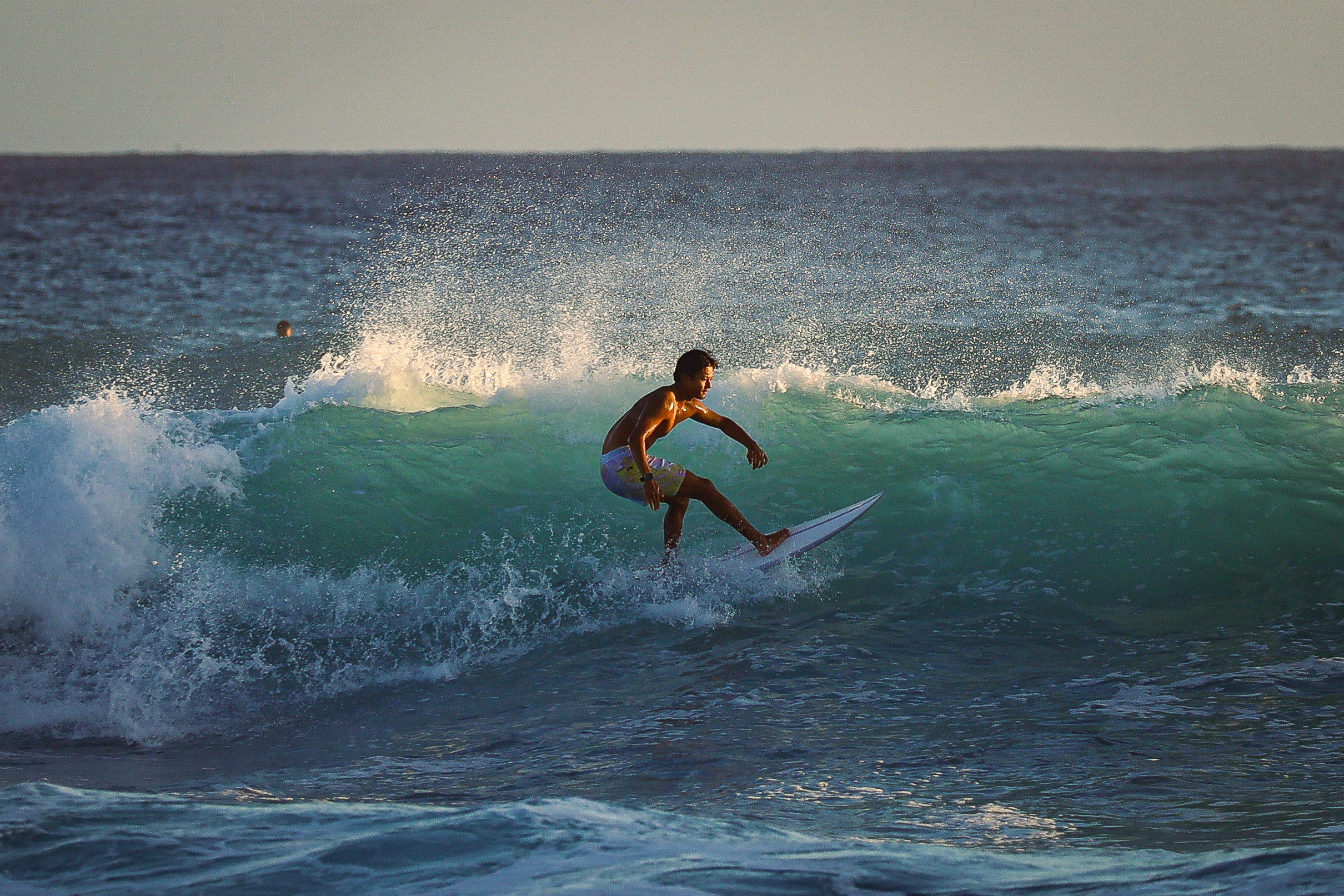 Afternoon Surf at Kewalo Afternoon Surf at Kewalo — photograph by Trey Abe